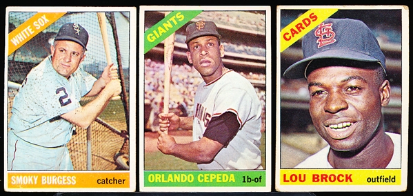 1966 Topps Bb- 17 Cards