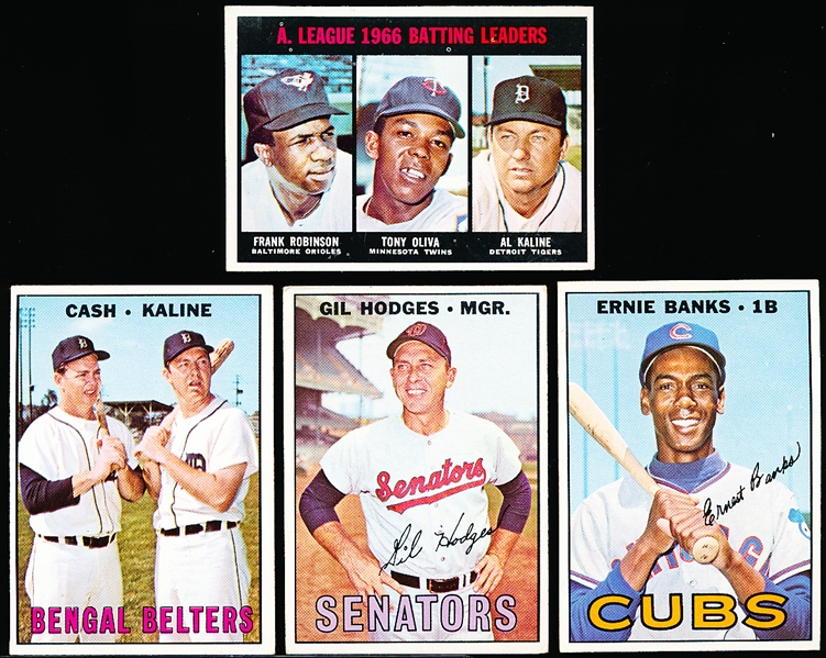 1967 Topps Bb- 4 Diff