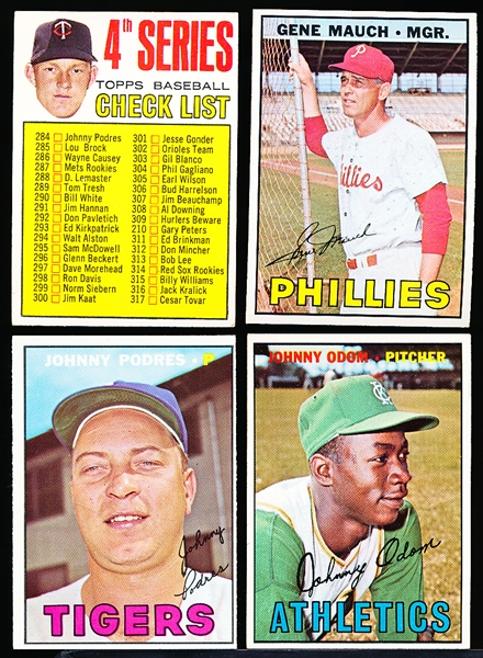 1967 Topps Bb- 25 Diff
