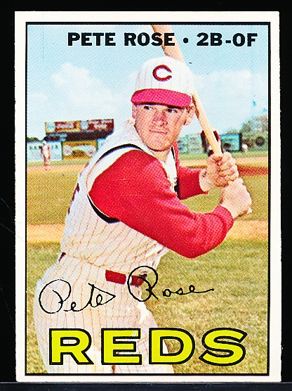 1967 Topps Bb- #430 Pete Rose, Reds