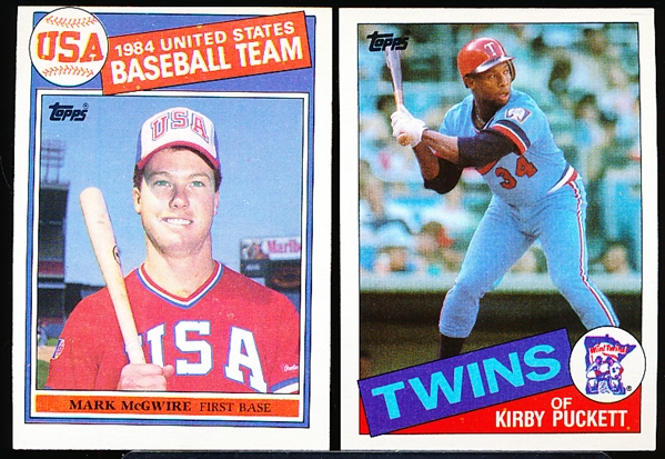 1985 Topps Baseball- 4 Rookies