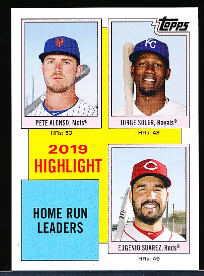 2019 Topps Throwback Thursday Bb- #TBT 15 Pete Alonso HR Leader