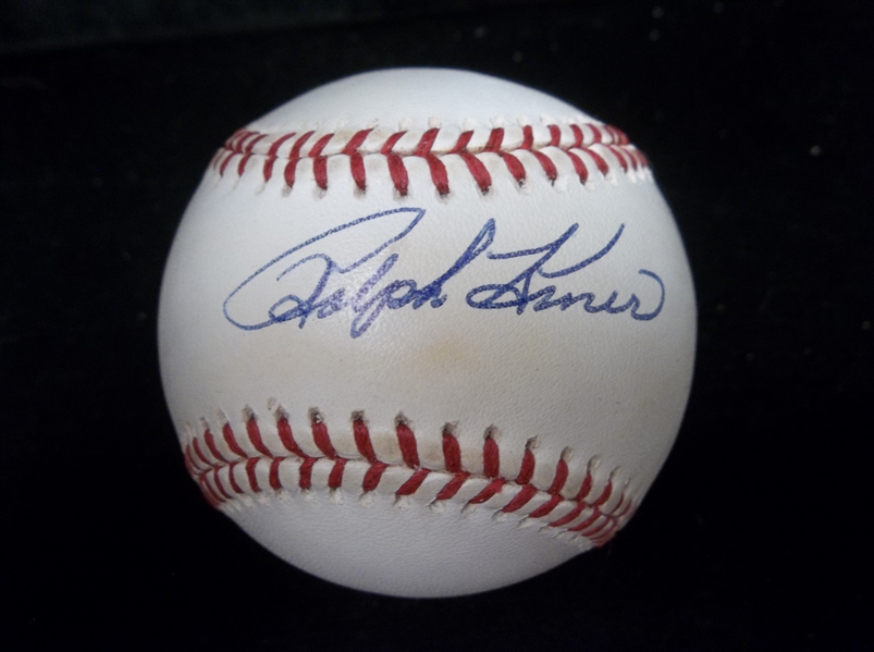 Autographed Ralph Kiner Official N.L. (L. Coleman Pres.) Baseball