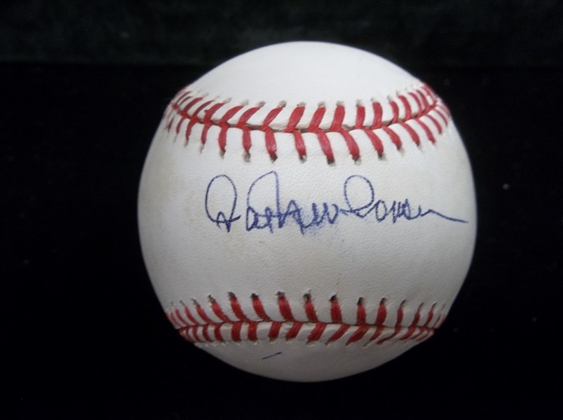 Autographed Hal Newhouser Official A.L. (Budig Pres.) Baseball