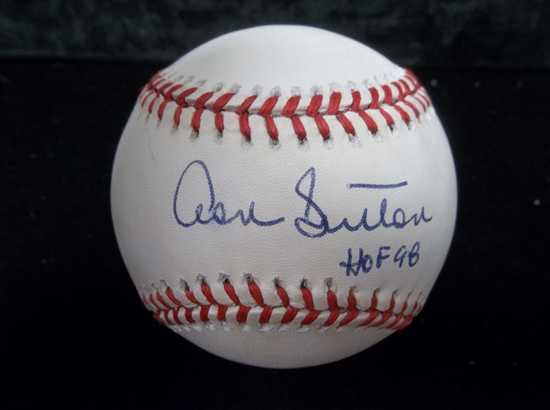 Autographed & Inscribed Don Sutton Official A.L. (Budig Pres.) Baseball