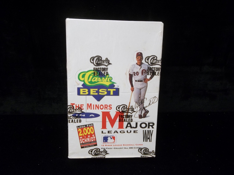 1991 Classic Minors Bsbl.- 1 Unopened Factory Sealed Wax Box