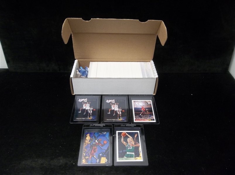 1992-93 Upper Deck Bskbl.- 1 Complete Set of 510 + 4 Extra Cards