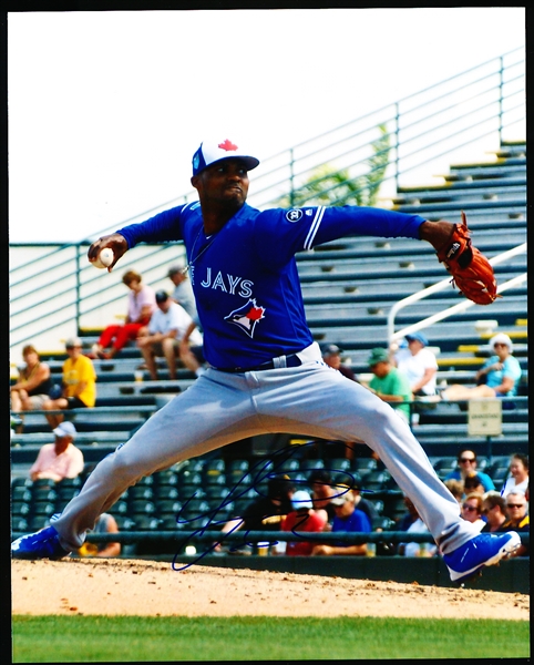 Autographed Al Albuquerque Toronto Blue Jays MLB Spring Training Color 8” x 10” Photo