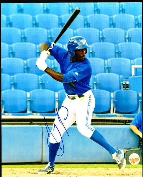 Autographed Anthony Alford Toronto Blue Jays MLB Color 8” x 10” Photo