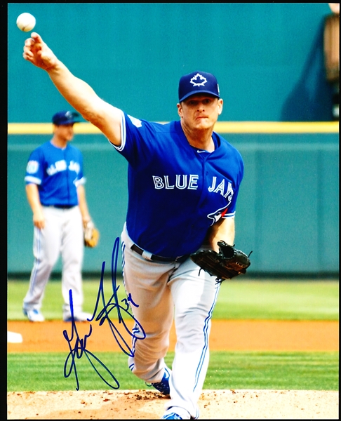 Autographed Gavin Floyd Toronto Blue Jays MLB Color 8” x 10” Photo