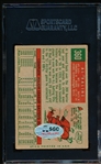 Autographed 1959 Topps Baseball- #360 Al Kaline, Tigers - SGC Certified and Encapsulated