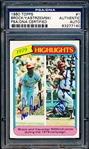 Autographed 1980 Topps Baseball- #1 Brock/ Yaz HL- Signed by Both! - PSA/ DNA Certified & Encapsulated