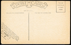 1929/30 “4 in 1” Baseball Exhibit with Postcard Back- Peach/ Orange Color- Detroit A.L.- Dale Alexander, McManus, H. F. Rice, C. Gehringer