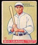 1933 Goudey Baseball- #148 Eddie Farrell, Yankees