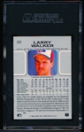 1990 Leaf Baseball- #325 Larry Walker, Expos RC- SGC 10 (GM)