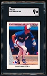 1990 Leaf Baseball- #325 Larry Walker, Expos RC- SGC 9 (MT)