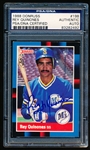 Autographed 1988 Donruss Baseball- #198 Rey Quinones, Mariners- PSA/ DNA Certified & Encapsulated