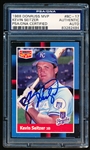 Autographed 1988 Donruss Baseball-#BC17 Kevin Seitzer, Royals- PSA/ DNA Certified & Encapsulated