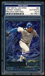 Autographed 1997 Metal Universe- #91 Johnny Damon, Royals- PSA/DNA Certified & Encapsulated