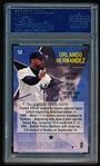Autographed 1999 Topps Stars Bb- #58 Orlando Hernandez, Yankees- PSA/ DNA Certified & Encapsulated