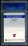 Autographed 2003 UD Prospect Premieres #4 Aaron Hill, Blue Jays- PSA/ DNA Certified & Encapsulated