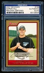 Autographed 2007 Bowman Bb- #136 Aaron Hill, Blue Jays- PSA/ DNA Certified & Encapsulated