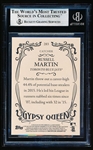 Autographed 2016 Topps Gypsy Queem Bb- #283 Russell Martin, Blue Jays- Beckett Certified & Encapsulated