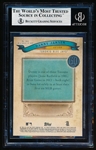 Autographed 2019 Topps Gypsy Queen Bb- #283 Danny Jansen, Blue Jays- Beckett Certified & Encapsulated
