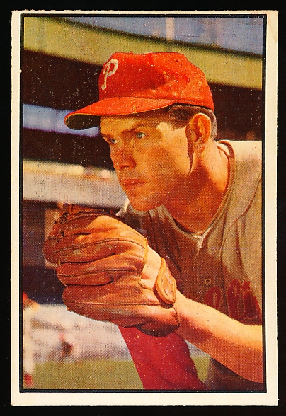 1953 Bowman Bb Color- #65 Robin Roberts, Phillies