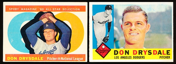 1960 Topps Bb- 2 Diff