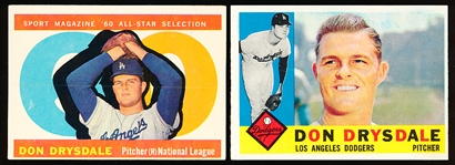 1960 Topps Bb- 2 Diff