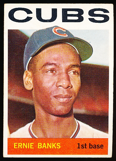 1964 Topps Bb- #55 Ernie Banks, Cubs