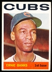 1964 Topps Bb- #55 Ernie Banks, Cubs