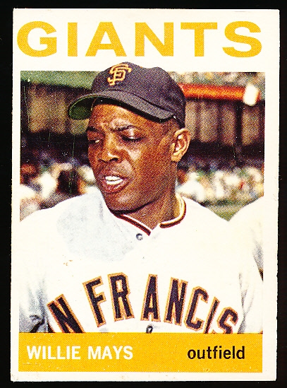 1964 Topps Bb- #150 Willie Mays, Giants