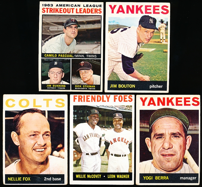 1964 Topps Bb- 5 Diff