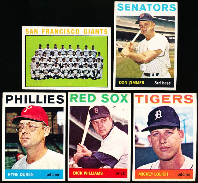 1964 Topps Bb- 5 Diff