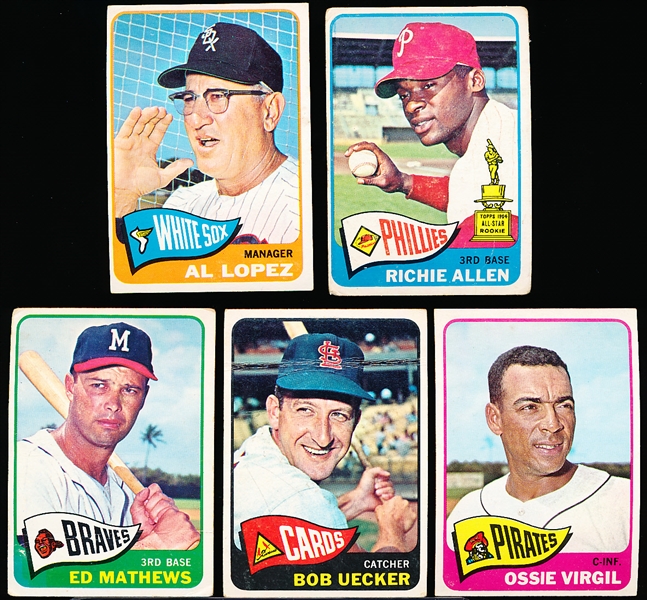 1965 Topps Bb- 5 Diff