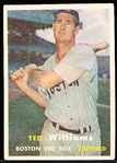 1957 Topps Bb- #1 Ted Williams, Red Sox