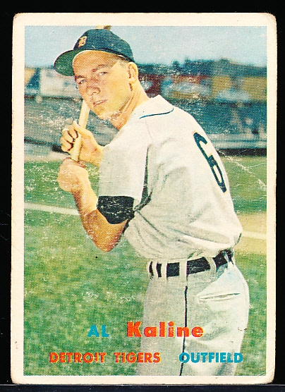 1957 Topps Bb- #125 Al Kaline, Tigers
