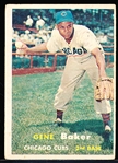 1957 Topps Bb- #176 Gene Bakep(Error card)