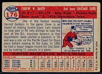 1957 Topps Bb- #176 Gene Bakep(Error card)
