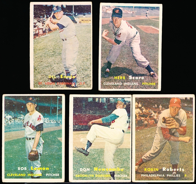 1957 Topps Bb- 5 Diff