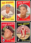 1959 Topps Bb- 4 Diff