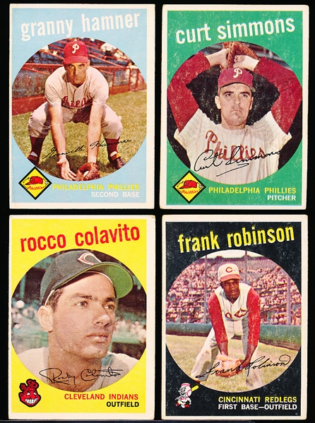 1959 Topps Bb- 4 Diff