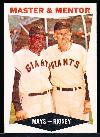 1960 Topps Bb- #7 Mays/Rigney 