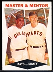 1960 Topps Bb- #7 Mays/Rigney 
