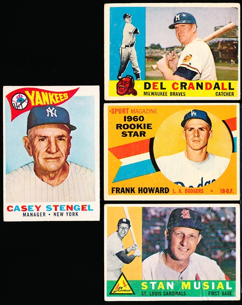 1960 Topps Bb- 4 Diff