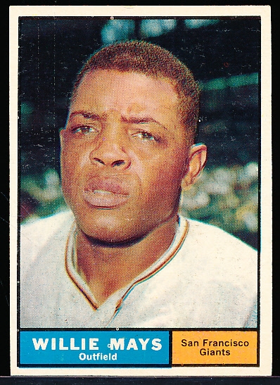 1961 Topps Bb- #150 Willie Mays, Giants