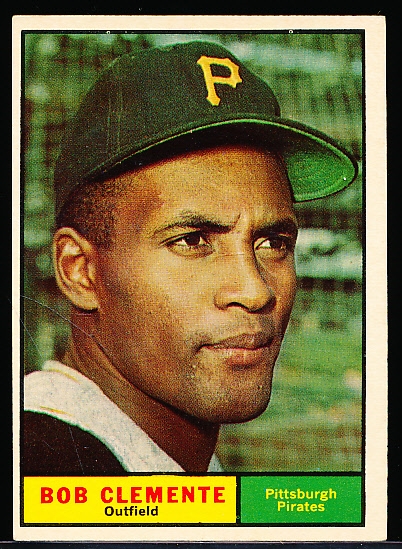 1961 Topps Bb- #388 Bob Clemente, Pirates