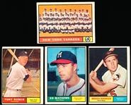 1961 Topps Bb- 4 Diff